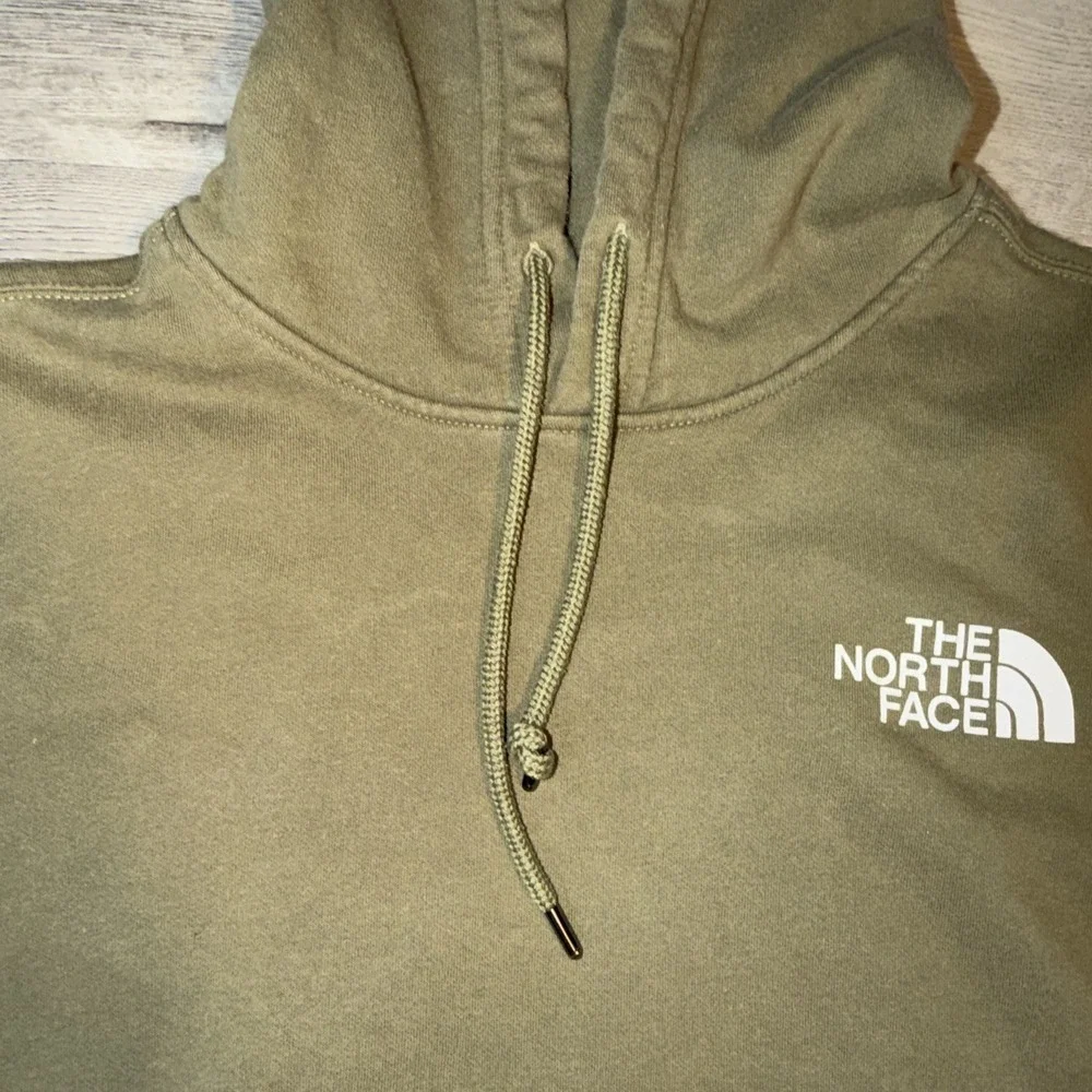 The North Face Logo Hoodie‎ Men's M Olive Green Pullover